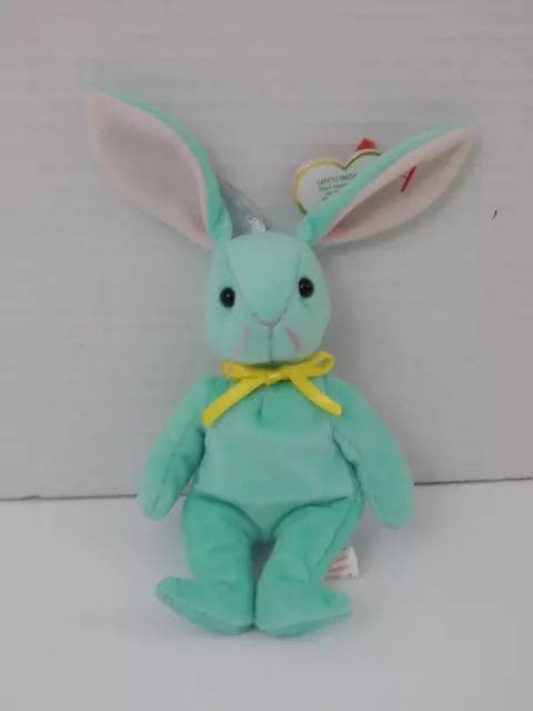 Ty * Beanie Babies -Basket Beanies~ Hippity * Bunny Rabbit  * 2001 * w/Hang Tag