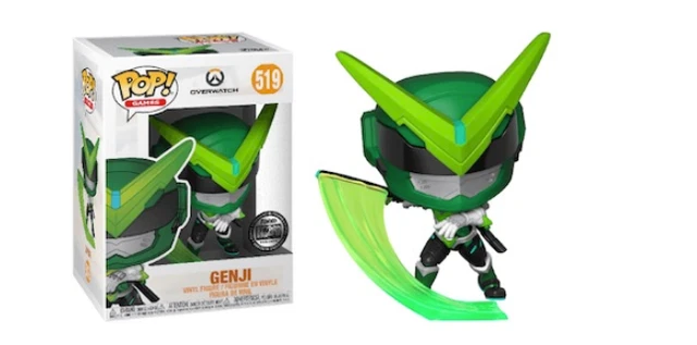 Overwatch Funko Pop! 519 Genji Sentai Blizzard Exclusive Figure Rare OW 2
