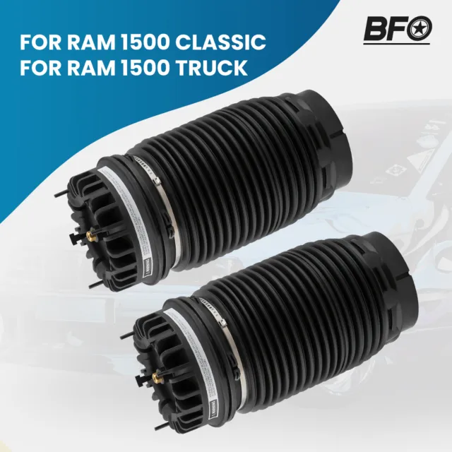 Pair Air Suspension Spring Rear Left Right  For Ram 1500 2013-2018 04877136AA