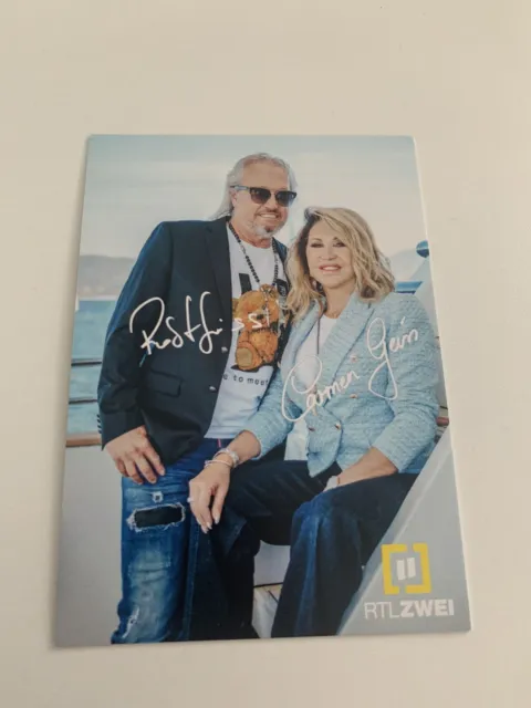 Autogrammkarte von Carmen & Robert ” Die Geissens  & RTL II 2024 “