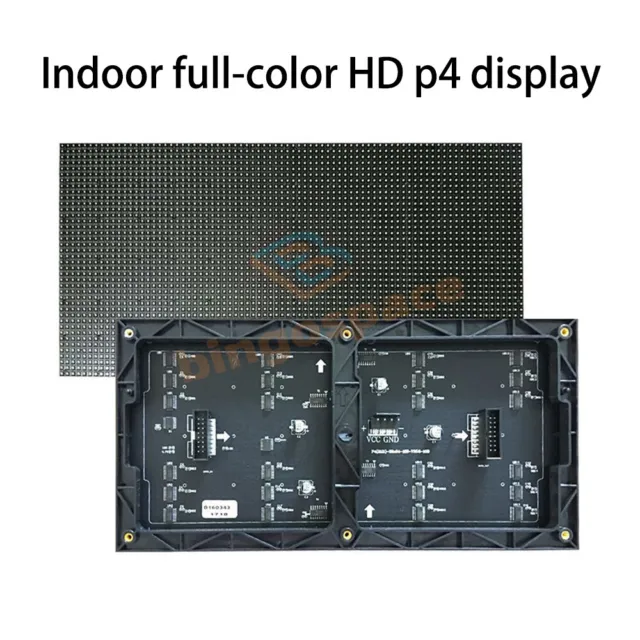 P4 Full Color indoor Screen Display Module 64x32 Pixel Panel LED Matrix Module.