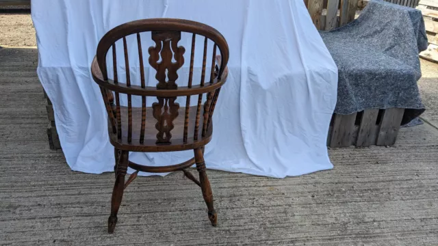 Vintage oak windsor chair by h pander & zonen S2E050923C 2