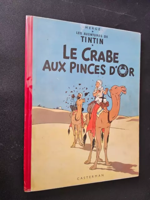 Superbe - Tintin - Le Crabe Aux Pinces D’or - B9 - 1953 - TBE