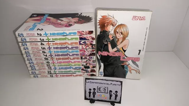 Ninja Life Serie Manga Completa 1/13 Gp Manga Shojo - In Condizioni Buone