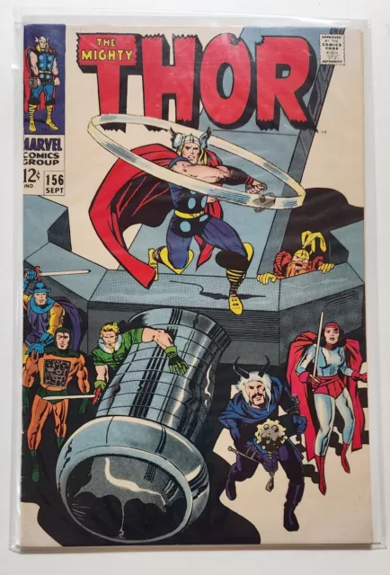 Thor #156 Silver Age Beauty - Stan Lee - Jack Kirby Cover - Mid To High Grade