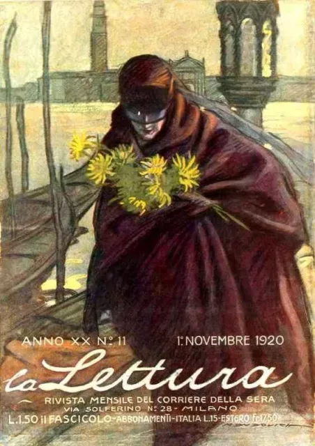1920 - Art Déco - Rivista "La Lettura" - illustratore M. Dudovich