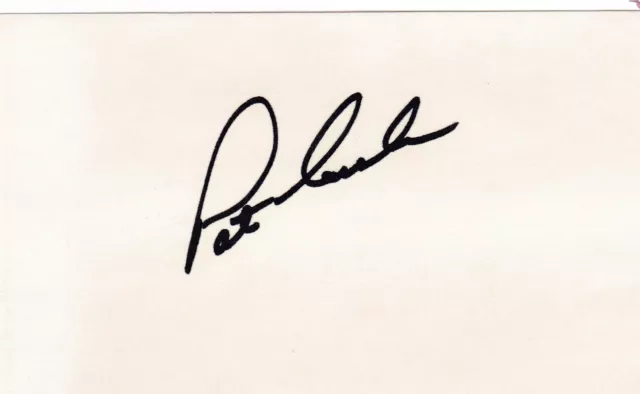 Pat Corrales - Signed 3x5 - Deceased 2023 - Debut Date 1964 - Phillies