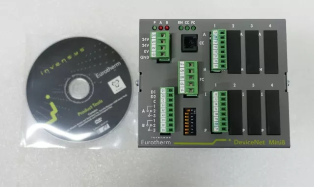 Eurotherm Devicenet Mini8/ Mini 8 Multi Loop Pid Temp Controller Plc 0190-39966