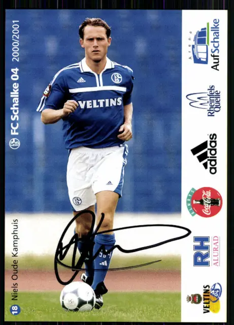 Niels Oude Kamphuis FC Schalke 04 2000-01 Original Signiert + A 84627