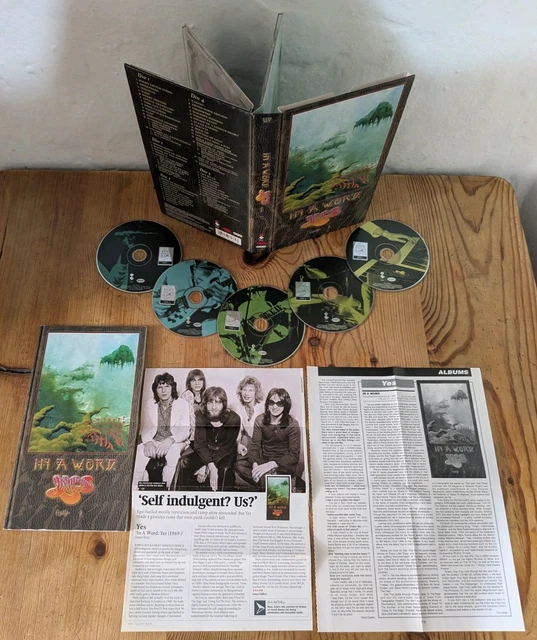 YES – IN A Word: Yes (1969 - ) 5x CD Set Rhino Records R2 78186 NM