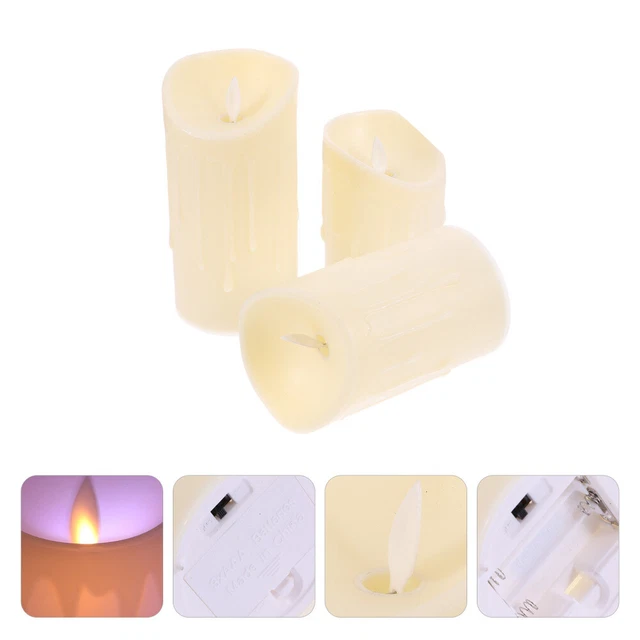 1 Set Electric Tealight Candles Led Tee Licht Hochzeit Kerze Laterne Votiv Led K