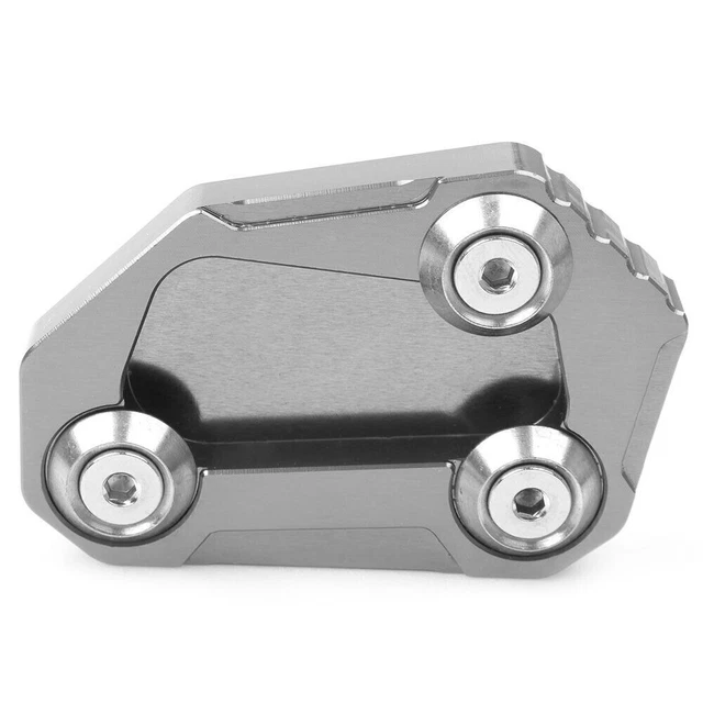 Kickstand Enlarge Plate Side Stand Extension Pad Fit BMW S1000R 14-2016 Titanium