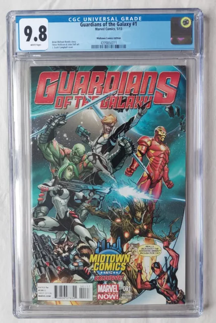 Guardians of the Galaxy #1 (2013) J Scott Campbell / Midtown variant CGC 9.8