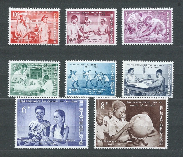 BELGIË BELGIQUE - 1960 YT 1139 à 1146 - TIMBRES NEUFS** MNH LUXE