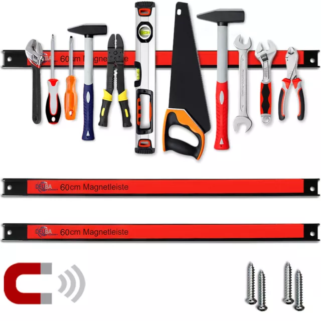 Barre magnétique pour outils 60 cm 23km charge max Outils garage atelier aimanté