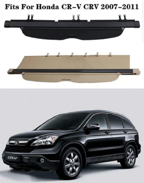 Cache-bagages Rétractable VEVOR Pour Honda CR-V 2023-2024 - Noir, Pour Coffre