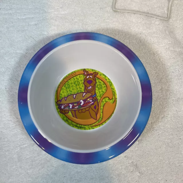 Scooby Doo Melamine Plastic kids snack bowl Vintage 2000