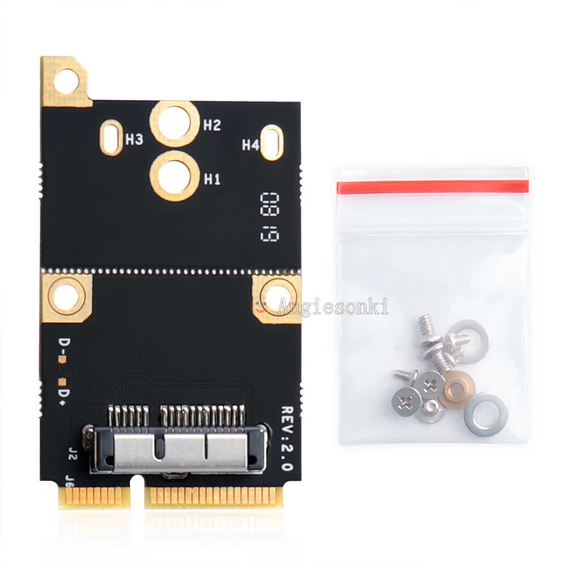 Mini Pci-e To Wireless Wifi Card With Line Wireless Card Bcm94360cd Bcm94331csax To Mini Pci-e-394427