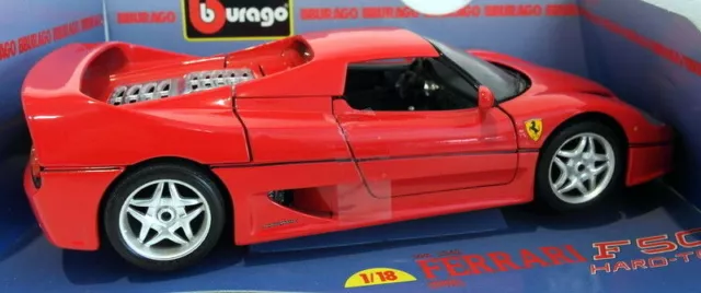 Burago 1/18 Scale diecast - 3362 Ferrari F50 Hard top 1995 red