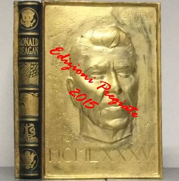 ❇️ Dino Editore Ronald Reagan Libro - " Pregio Pregiata Numerata Lusso Raro "