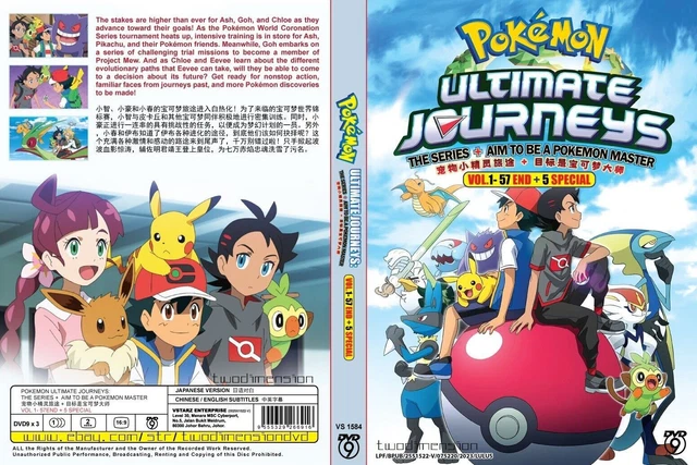 Anime DVD Pokemon Journeys: The Series Vol.1-48 End English Dubbed