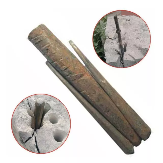 Precision Tool for Splitting For Stone Rock Granite 30mm Metal Plug Wedges