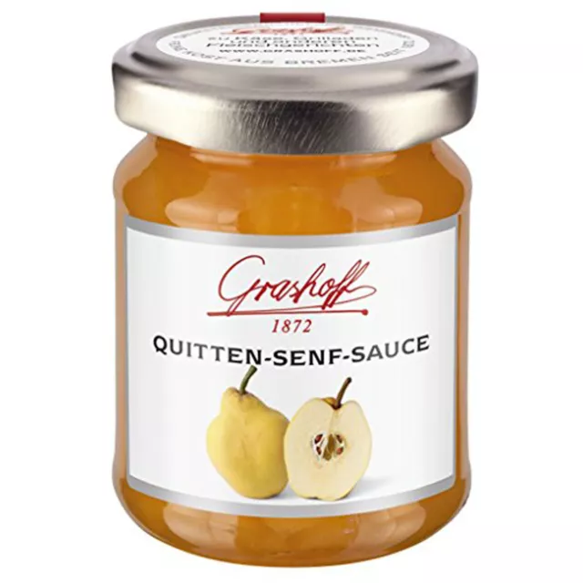 Grashoff Quince Senf Sauce Sweet Spicy Delikatesssenf 125ml