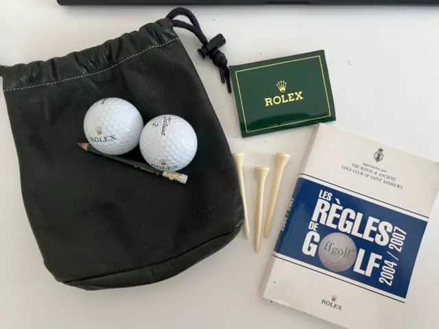 Accessoires de golf estampillés Rolex