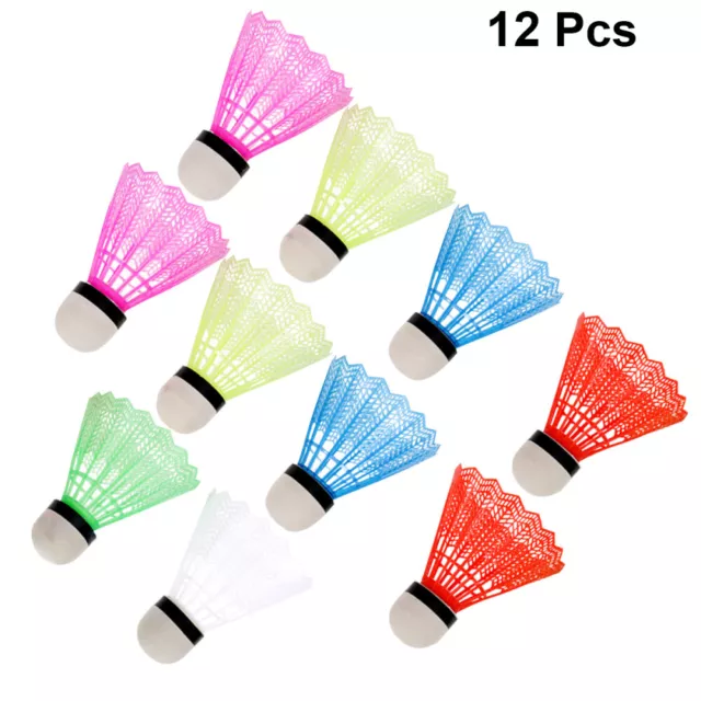 36 Pcs Federbälle Aus Nylon Nylon-Badminton Federball Im Freien Kind Suite