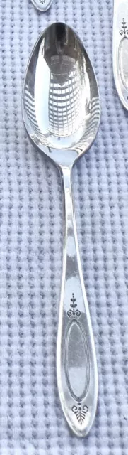 1 Antique Community silver plate TEASPOON 6" ADAM 1917 No mono READ DESCRIPTION