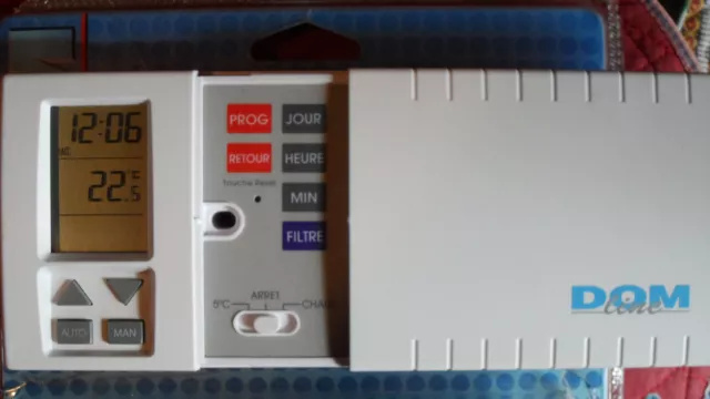 Thermostat ambiance programmable digital chauf eau chaude