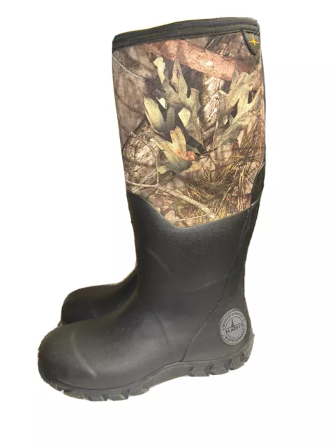 Habit Waterproof Hunting Black Rubber Boots Camouflage Mens Size 7