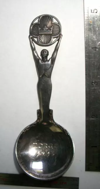 Rare Norge 1945 Solid 830 Silver Spoon End Liberation Ww2 Norway No Damage