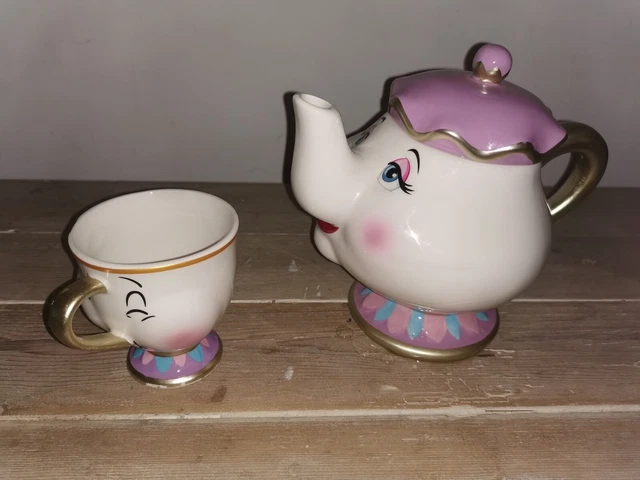 SERVICE A THÉ Disney La Belle Et La Bête En Porcelaine EUR 7,00