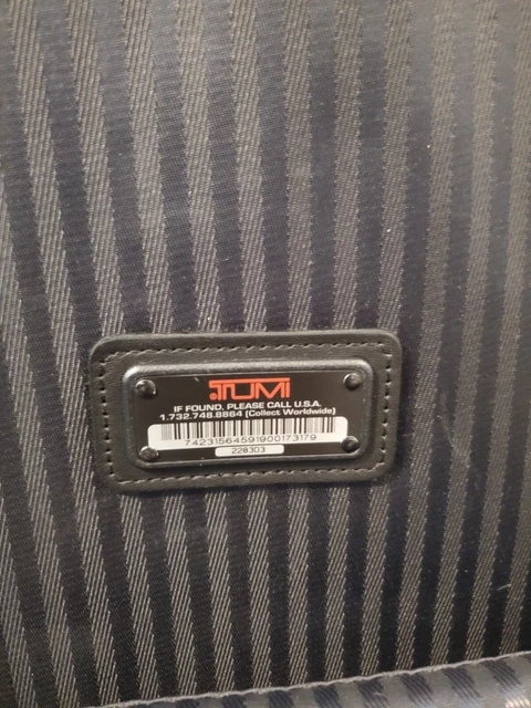 TUMI Alpha Black Expandable Wheeled Medium Trip 26" Suitcase 2283D3 Luggage 12