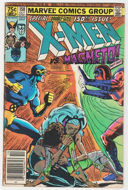 UNCANNY X-MEN #150 VS MAGNETO 48 PAGES 1981 Mention of STAR WARS' LUKE SKYWALKER