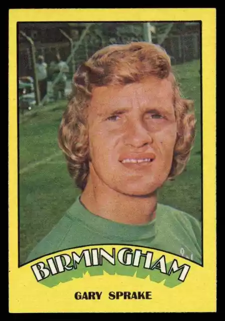 A&BC - 'Footballers (1974/75)' (1973) - Gary Sprake (Birmingham City)