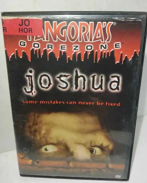 Joshua (DVD, 2006) Fangorias Gorezone Rare Horror Great Disc