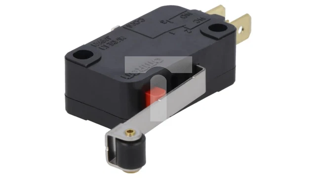 Microswitch SNAP ACTION with a lever (with a roller) SPDT Pos 2 VX-56-1C2 /T2UK