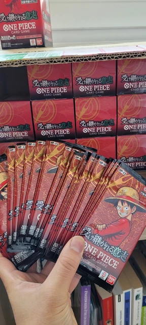 OP13 Carrying On His Will Booster – Lot De 3 Paquets Japonais One Piece TCG – Collection Limitée 3ème Anniversaire Avec Protection D’expédition