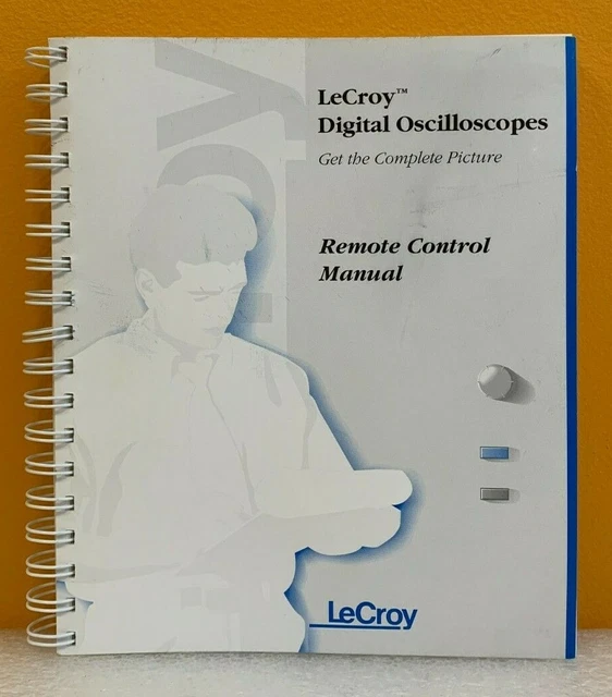 LECROY LCXXXRME OSCILLOSCOPES Remote Control Revision L 1997 Manual