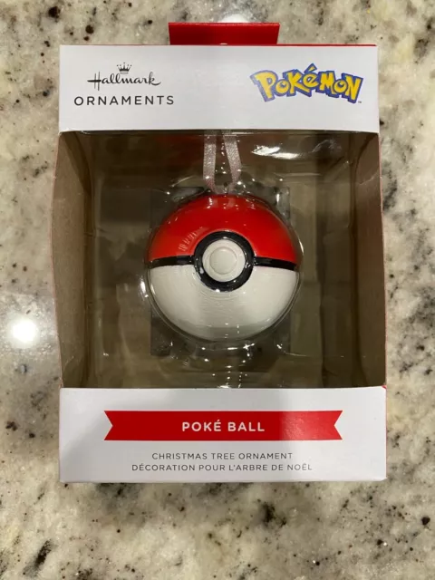 Hallmark Ornaments Pokemon Poke Ball Christmas Tree Ornament Hanging NEW