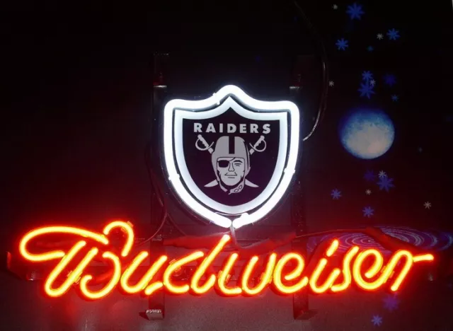 CoCo Logo Las Vegas Raiders 20"x16" Neon Sign Bar Beer Light Decor