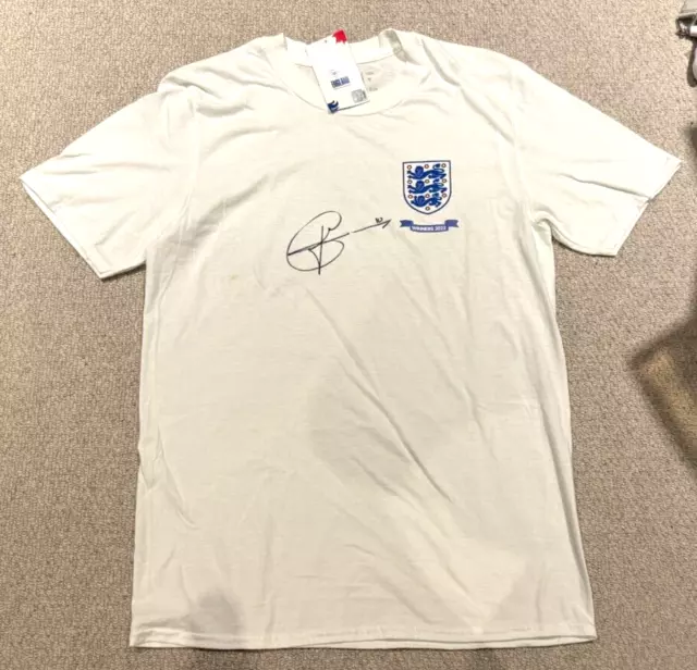 Harry Kane Signed England Football Shirt with COA