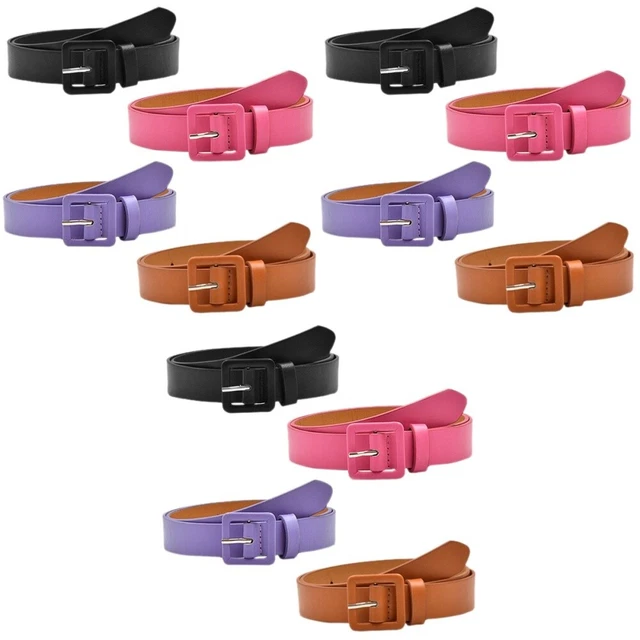 12 pcs Belts Fashionable Kids Belts All Match Kids Belts Waist Belts