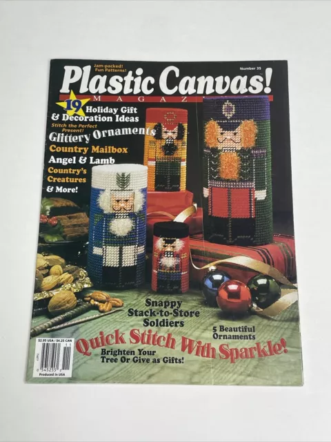 Revista de lona de plástico n.o 35 patrón de diseños de Navidad 19