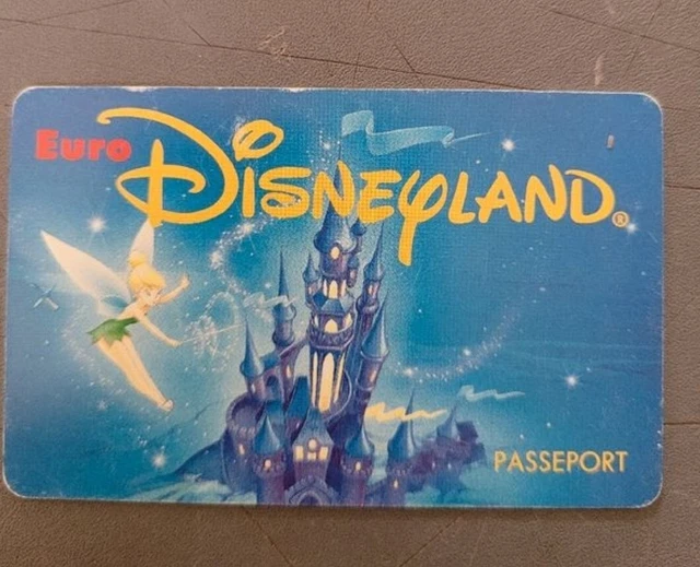 CARTE D ENTREE du parc euro Disney de 1993 EUR 3,00 PicClick FR