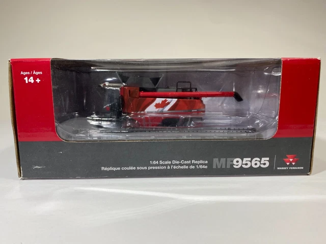 Massey Ferguson mf9565 1:64 Scale Die Cast Replica Canada Flag Farm Combine