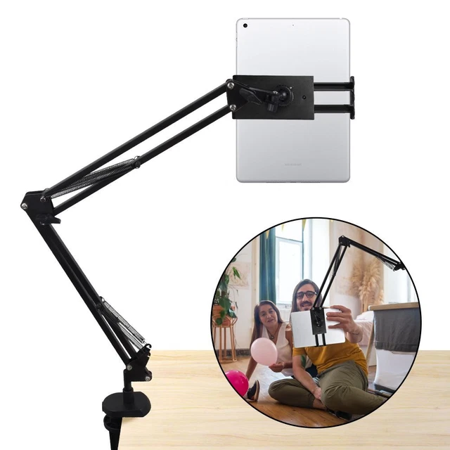 Handy-Halterung Fürs Babybett – Verstellbarer Klemmarm (70 Cm), Weiß, Für Smartphones & Tablets