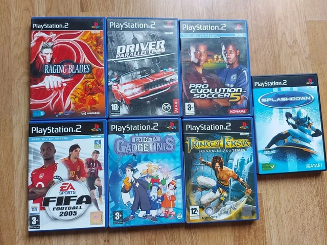 Lot De 7 Jeux PlayStation 2 (PS2) - Bon État - Jeux D'Action Et Aventure